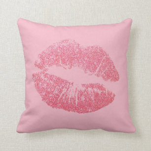 Lipstick Throw Pillow 16" x 16"