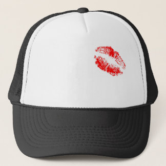lipstick trucker hat