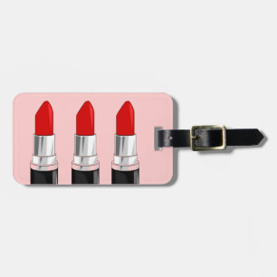 Lipsticks Luggage Tag