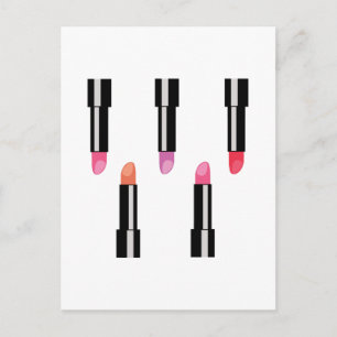 Lipsticks Postcard