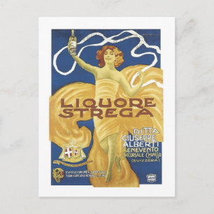 Liqoure Strega Postcard