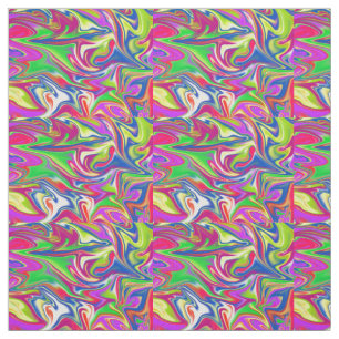 Liquefied Bubble Gum Colours, Fabric