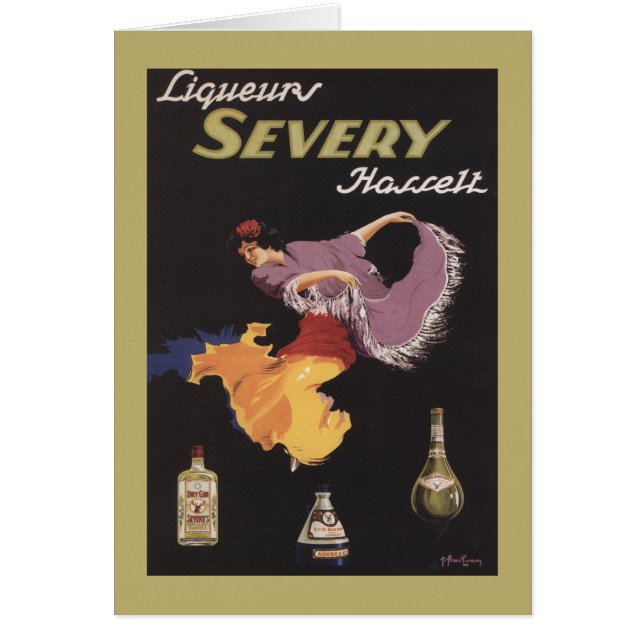 Liqueurs Severy Hasselt Promotional Poster (Front)