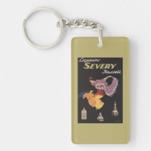 Liqueurs Severy Hasselt Promotional Poster Key Ring