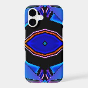 Liquid Blues Geometrical Design