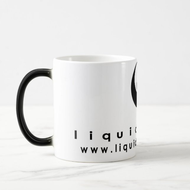 liquid buddha morphing logo mug (Left)