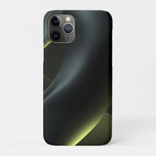 Liquid Chrome Abstract: Dark Iridescence iPhone 11 Pro Case