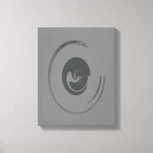 Liquid Circles - Wrapped Canvas