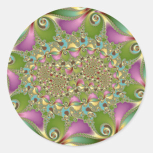 Liquid Classic Round Sticker