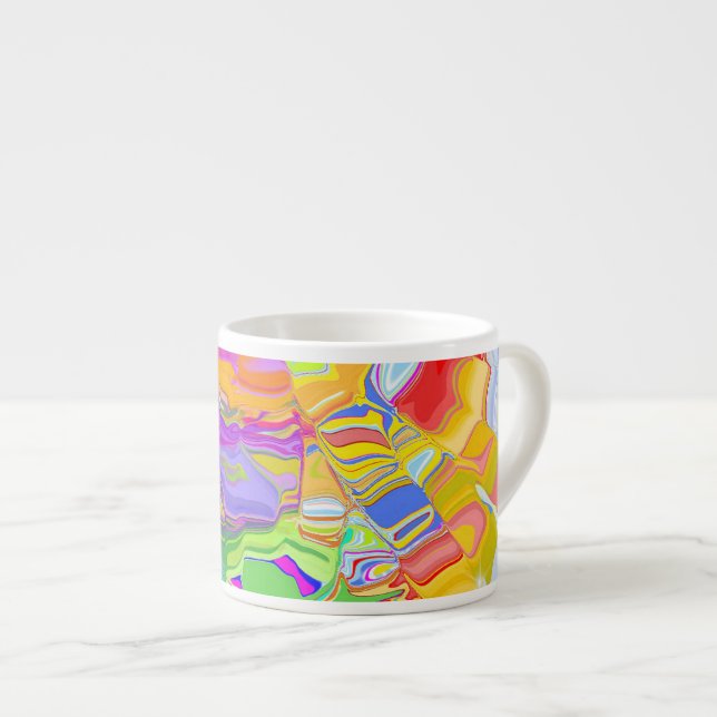 Liquid Colour Espresso Mug (Front Right)
