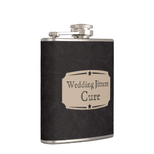 Liquid Courage Wedding Jitters Cure Hip Flask