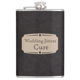 Liquid Courage Wedding Jitters Cure Hip Flask