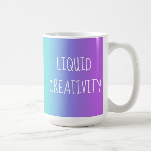 Liquid Creativity Rainbow Gradient Mug (Right)