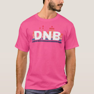 Liquid Dnb Retro Soundwave Drum And Bass Rave Shir T-Shirt