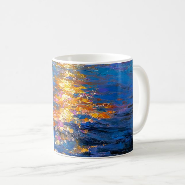 Liquid Fire at Dusk Coffee Mug (Front Right)