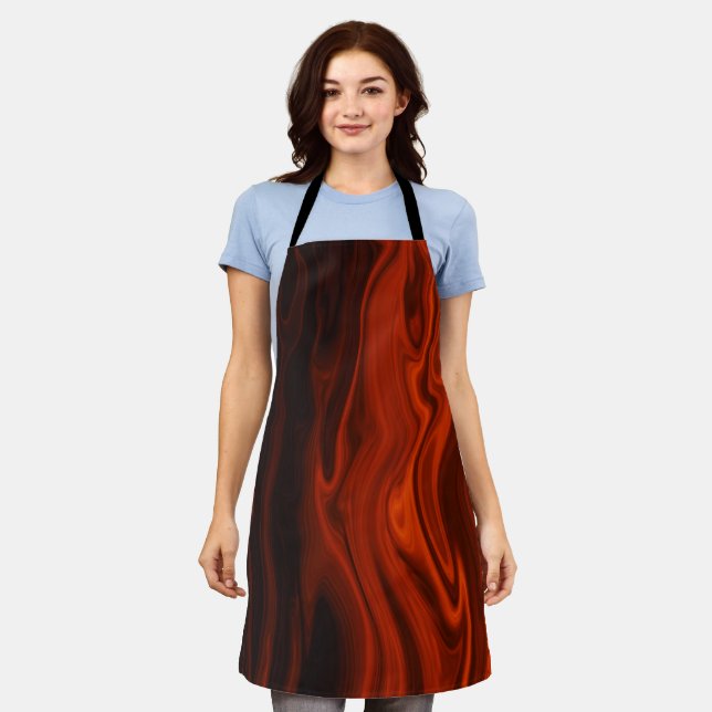 Liquid Fire by Shirley Taylor Apron (Worn)