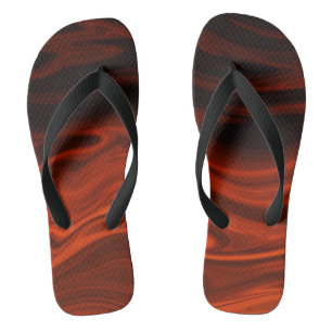 Liquid Fire by Shirley Taylor Flip Flops