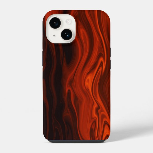 Liquid Fire by Shirley Taylor iPhone Case (Back)
