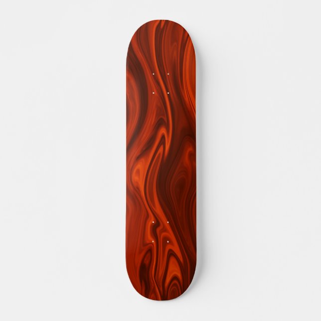 Liquid Fire by Shirley Taylor Skateboard (Front)