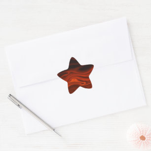 Liquid Fire by Shirley Taylor Star Sticker