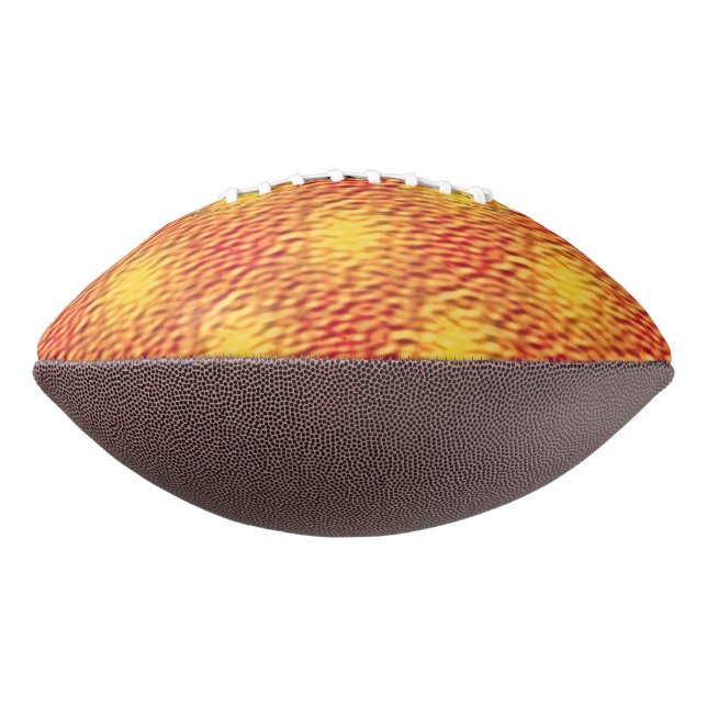 Liquid Fire Interlocking Pattern American Football (Rotated 90)