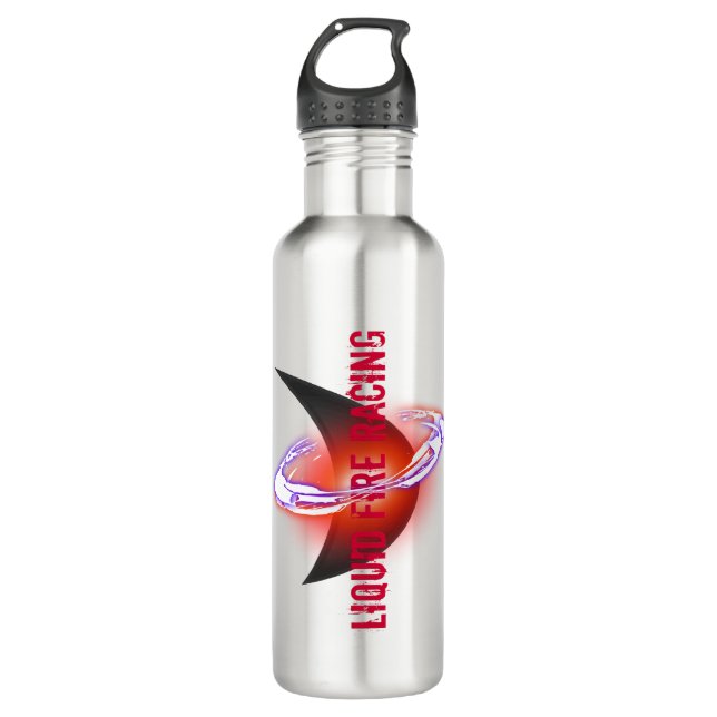 Liquid Fire Racing Water Bottle (Front)