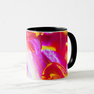 Liquid Flame - Bright Orange & Yellow design Mug