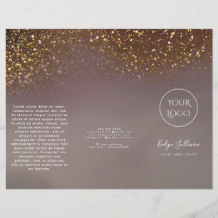 liquid glitter design brochure