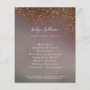 liquid glitter flyer