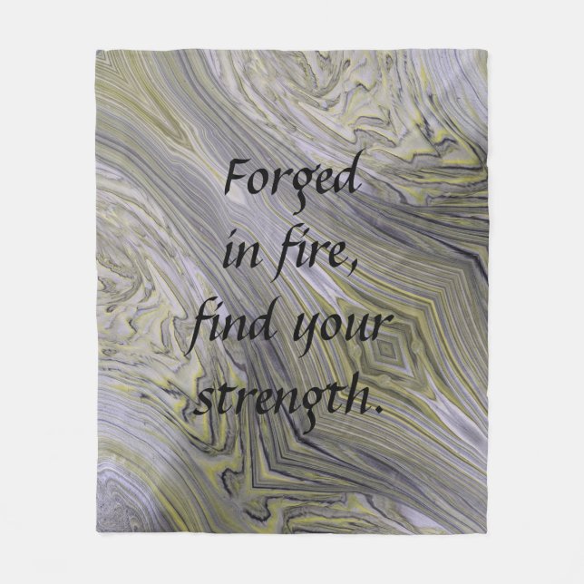 Liquid Gold Fleece Blanket (Front)