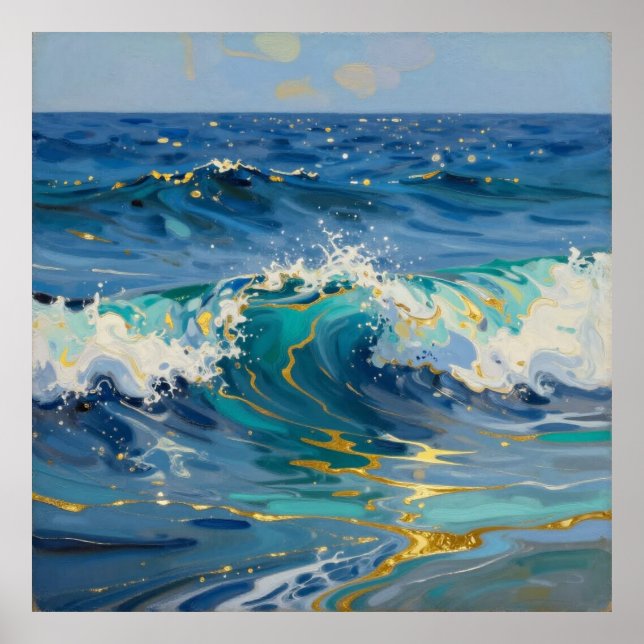 Liquid Gold Tides Poster (Front)