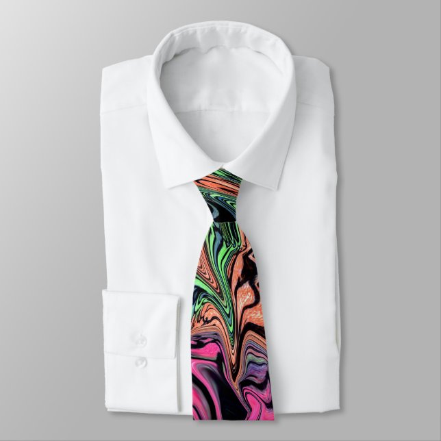 Liquid Graffiti  Tie (Tied)