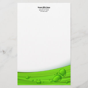 Liquid Honey Amber Gold Stationery