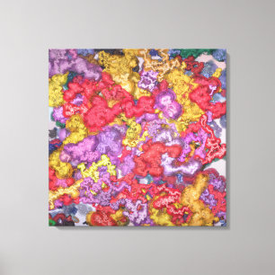 Liquid Kinetic Painting  Canvas Print