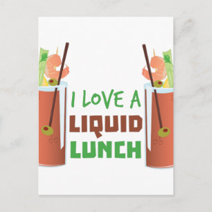 Liquid Lunch Postcard
