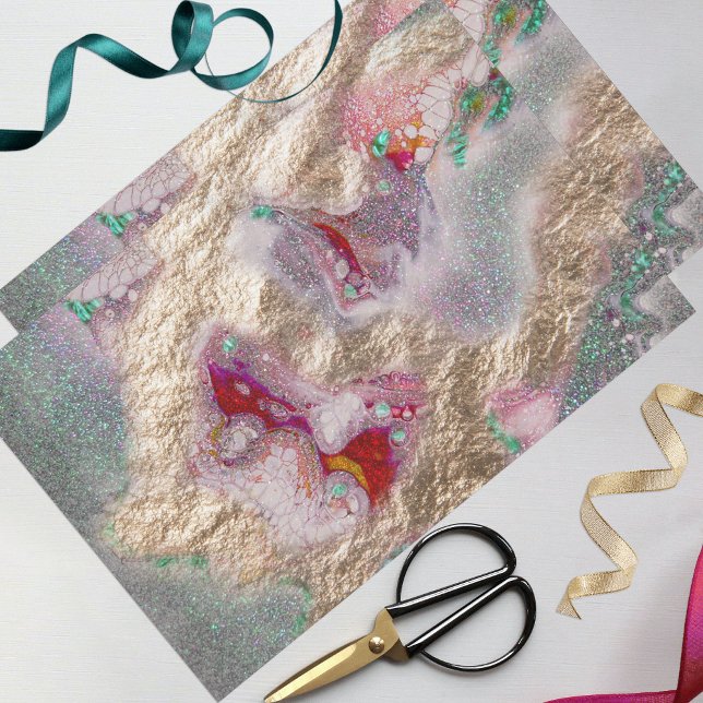 Liquid Marble Paint Mix Abstract Modern Decoupage Tissue Paper (Creator Uploaded)