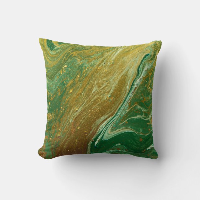 Liquid marble pattern cushion (Front)