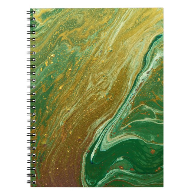 Liquid marble pattern notebook (Front)