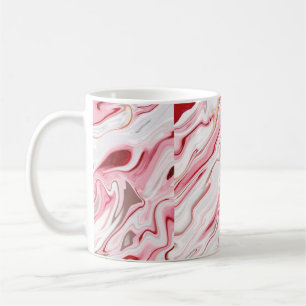 Liquid marble texture design, colorful marbling su coffee mug