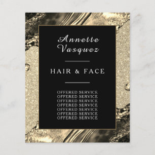 Liquid metal gold flyer