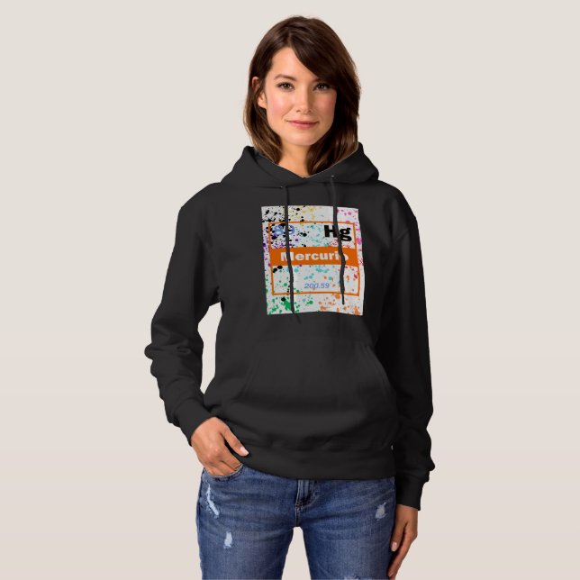Liquid Metal Splash Hoodie (Front Full)
