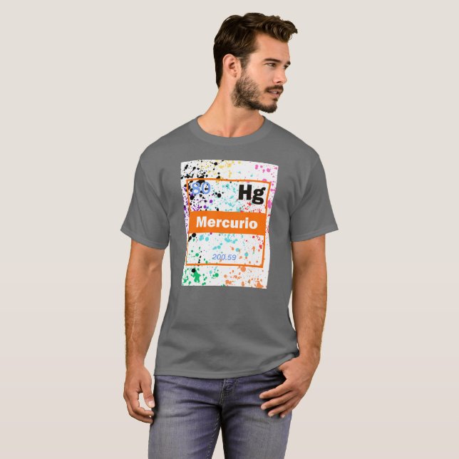 Liquid Metal Splash T-Shirt (Front Full)