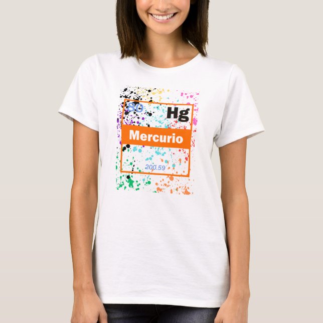 Liquid Metal Splash T-Shirt (Front)
