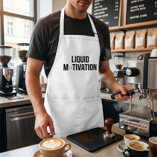 Liquid Motivation Modern Caffeine Addict Standard Apron