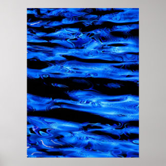 Liquid Neon 1 Poster