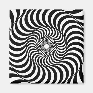 liquid - Op Art Magnet
