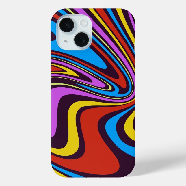 Liquid Paint Marbling Effect Case-Mate iPhone Case (Back)