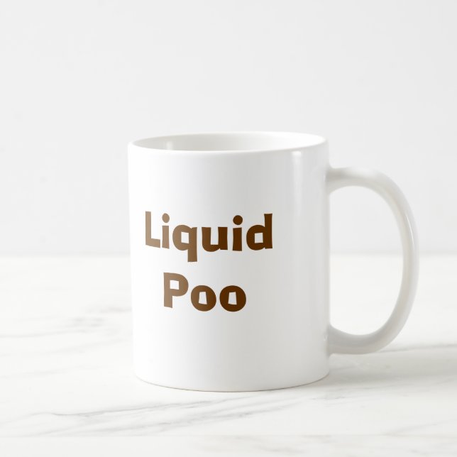 Liquid Poo Coffee Mug (Right)
