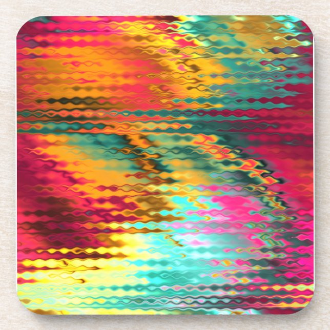 Liquid Rainbow Coaster (Front)