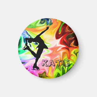 LIQUID RAINBOW & SKATER MAGNET